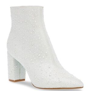 Betsey Johnson Ivory Cady Bootie